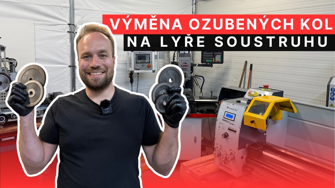 Výměna ozubených kol na soustruhu | Není to tak složité!