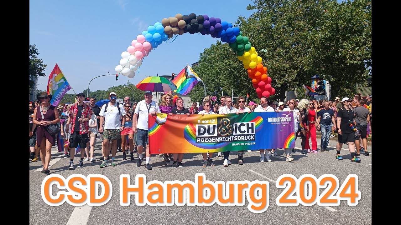 🌈​🏳️‍🌈​🏳️‍⚧️​ CSD Hamburg Parade 2024 * 3. August 2024 🌈​🏳️‍🌈​🏳️‍⚧️​