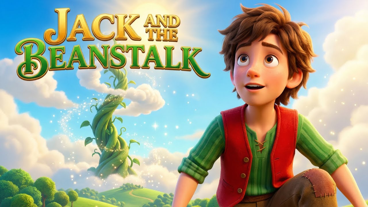 Jack and the Beanstalk ✨ Magical Fairy Tale Cartoon for Kids | Bedtime Stories