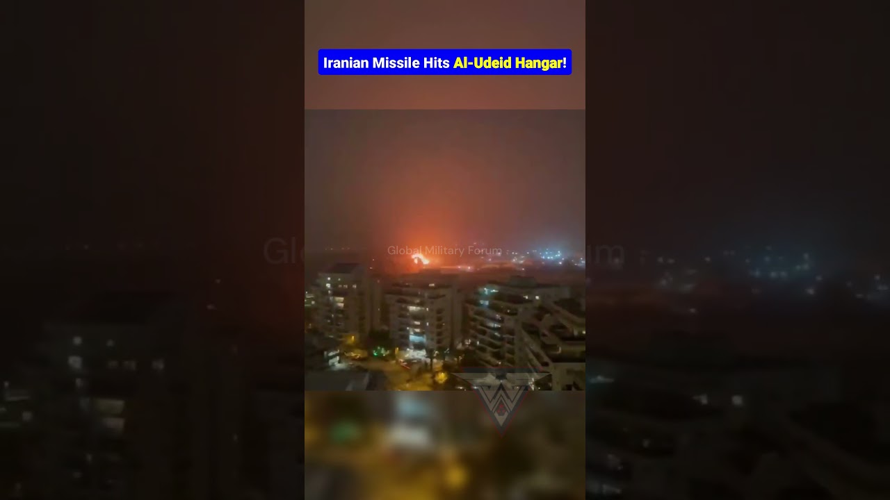 Satellite Reveals Qatar Base Damage