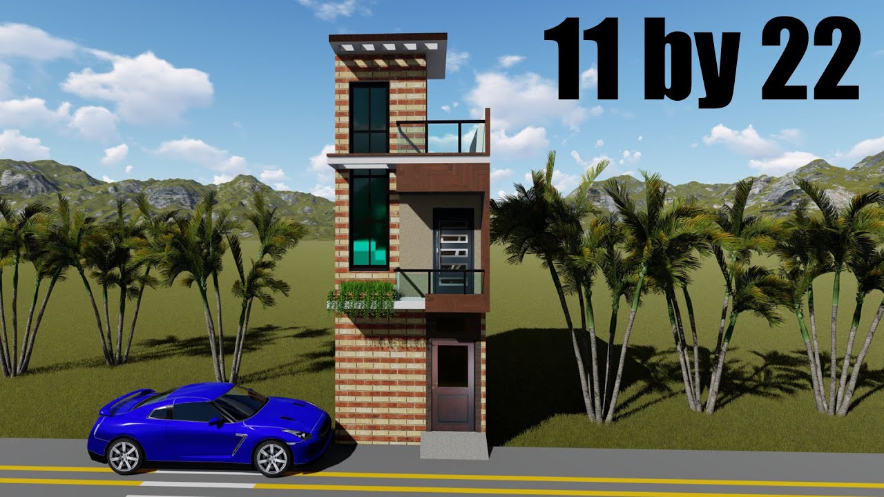 11 by 22 house design # 11 by 22 house plan # 11 *22 duplex house plan