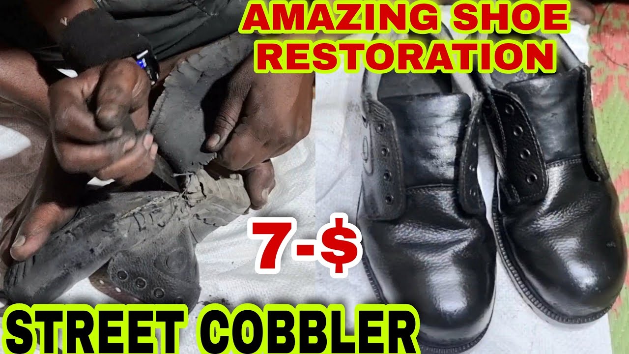 Indian Cobbler, Asmr Cobbler, Best-Ever Shoe Restoration,OLD Shoe Converted A New Shoe,Full Rest😴💤