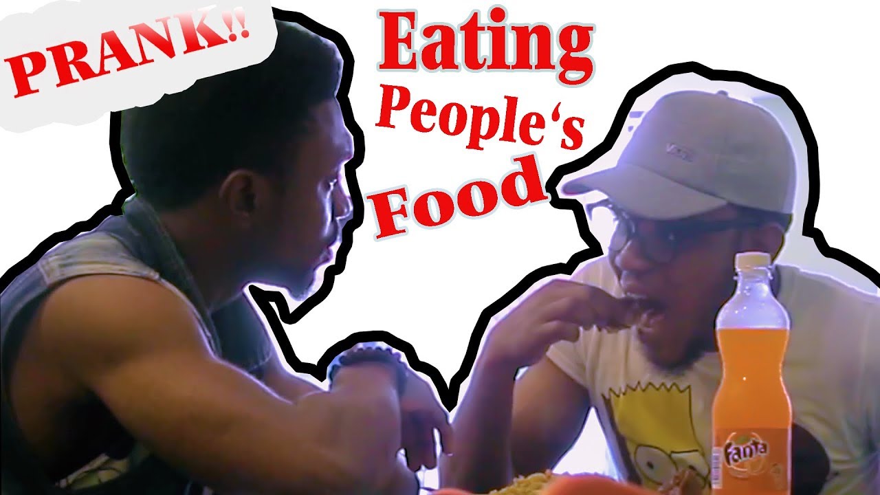 EATING PEOPLE'S FOOD PRANK! | Zfancy