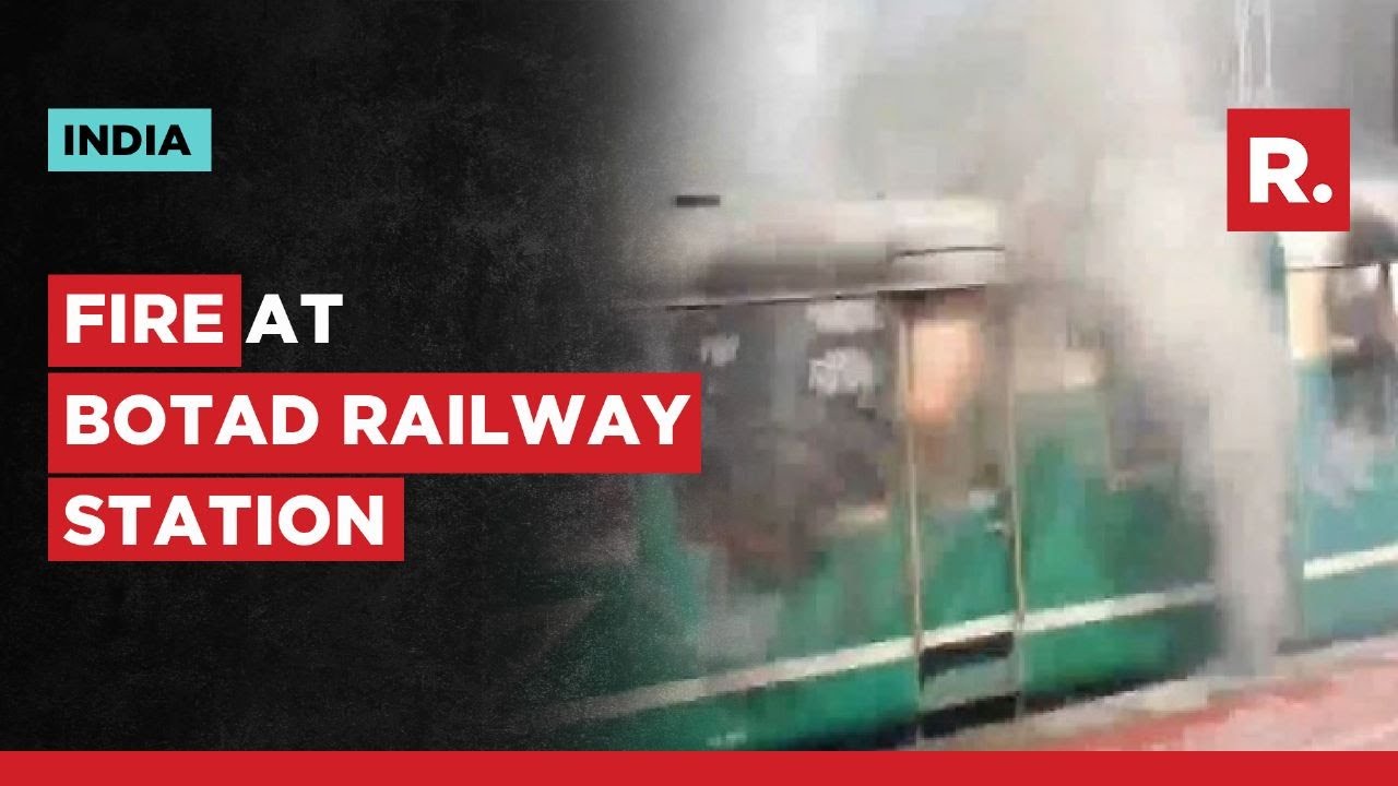 Gujarat: Fire Breaks out in Local Train at Botad Railway Station; No Injuries Reported