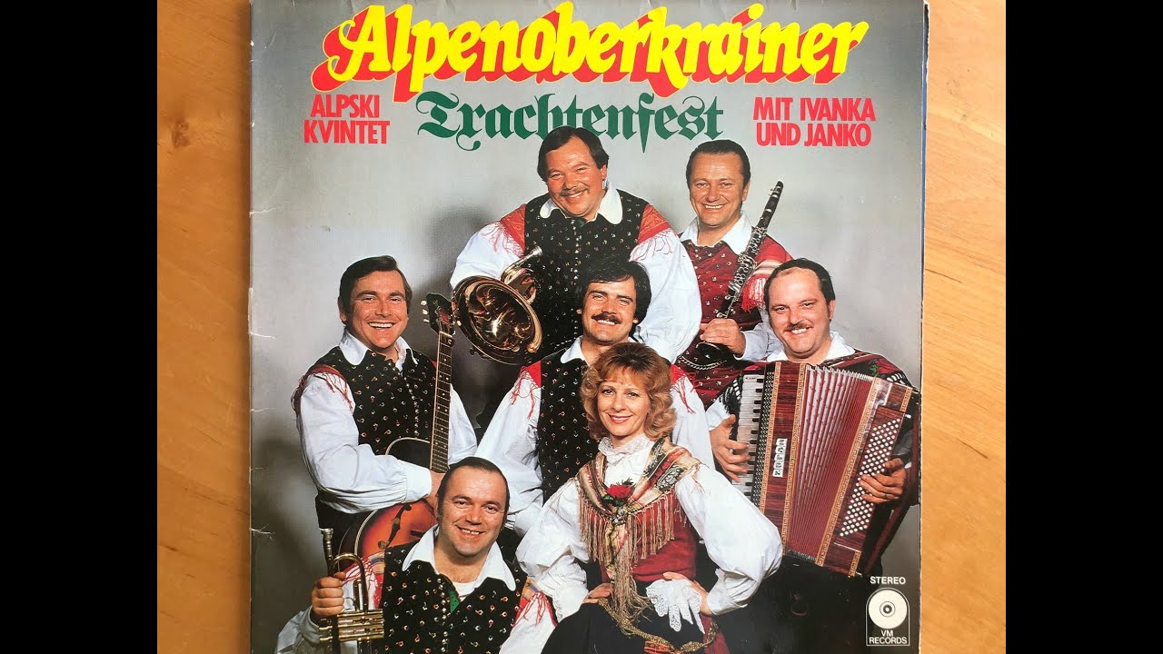 &Uuml;ber den Loibl Pass, Čez Ljubelj, Alpen Oberkrainer mit Ivanka und Janko, Alpski kvintet, LP 16031