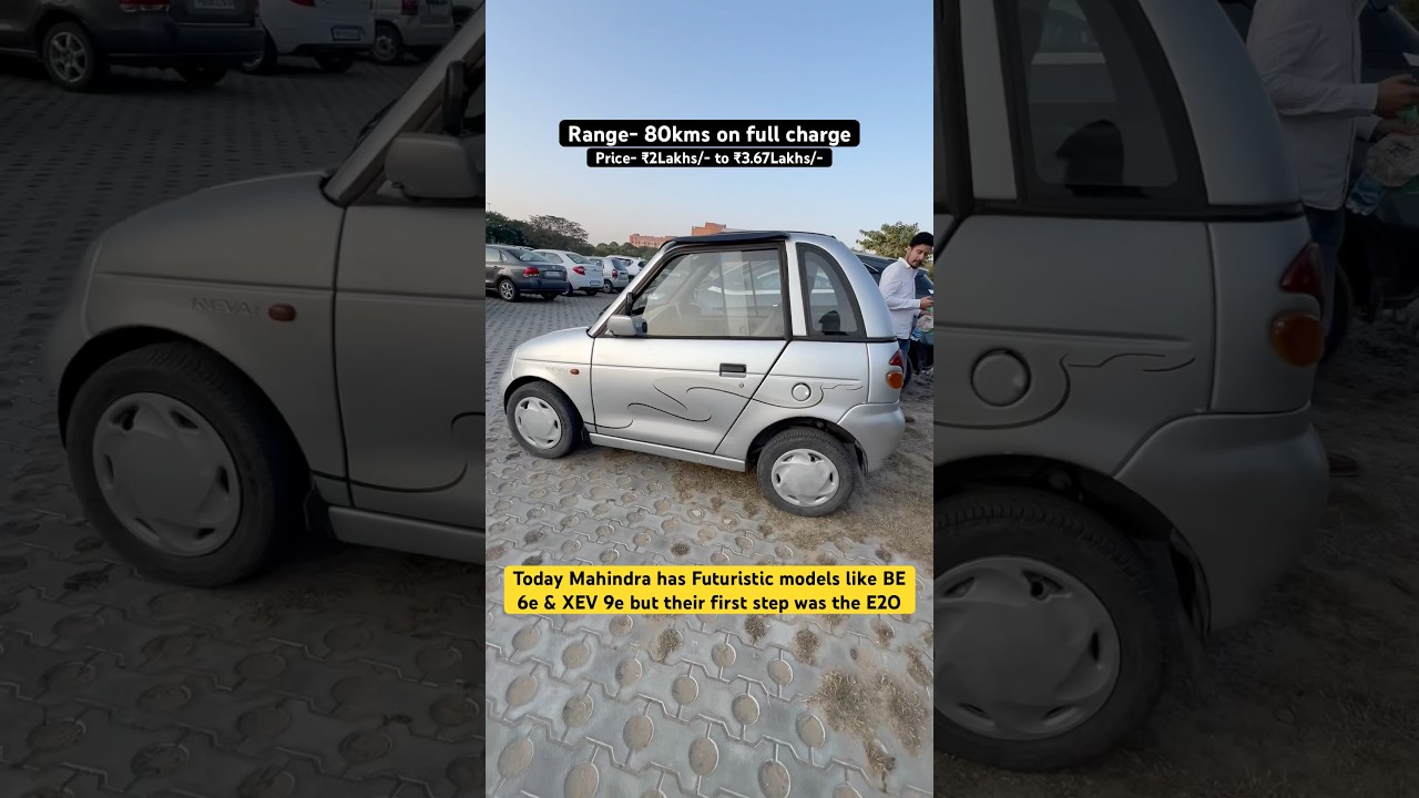 Mahindra Reva Ev First electric car by Mahindra e2o😱 #mahindrabe6e #be6e #shorts #mahindraelectric