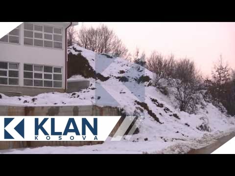 Shkolla e Dushkajes e pasigurte, rreshqiti bashke me dheun - 22.01.2016 - Klan Kosova