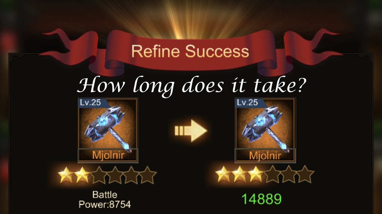 Legendary Artifact, how long does it take? (no budget) | War and Order