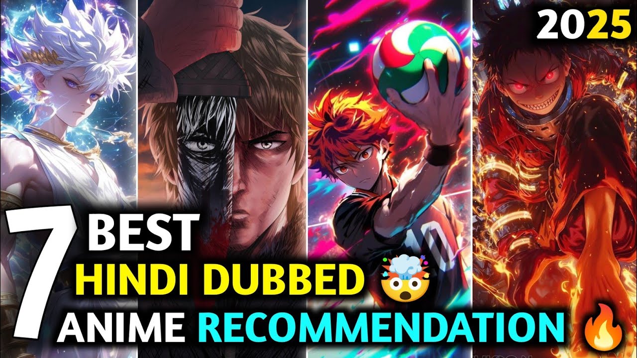 Top 7 Best Hindi Dub Anime Series List !! (Hindi)