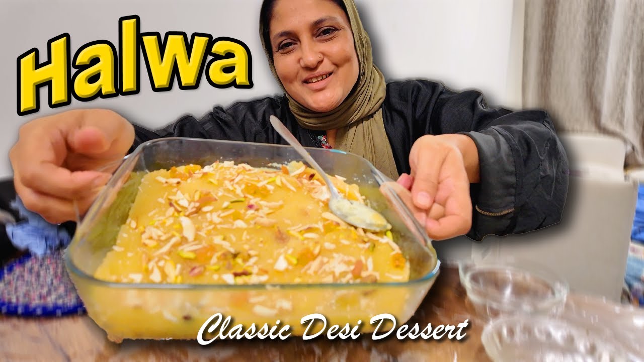 Homemade Suji Halwa | Traditional Desi Sweet