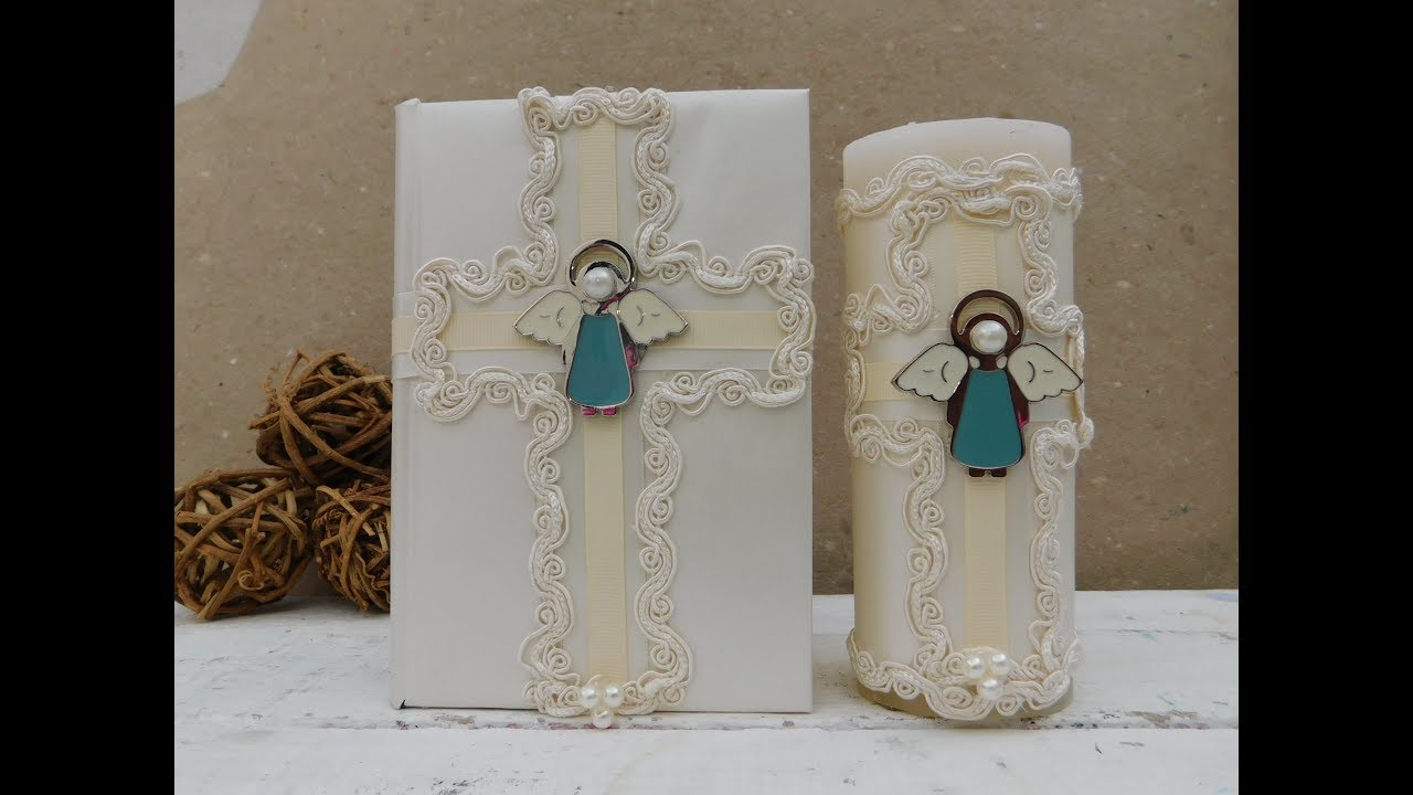 Biblia y Vela para Primera Comuniòn