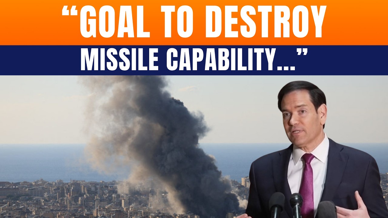 US-Israel vs Iran War LIVE: US Attack On Iran | Marco Rubio Warns Iran | Iran’s Ballistic Missile