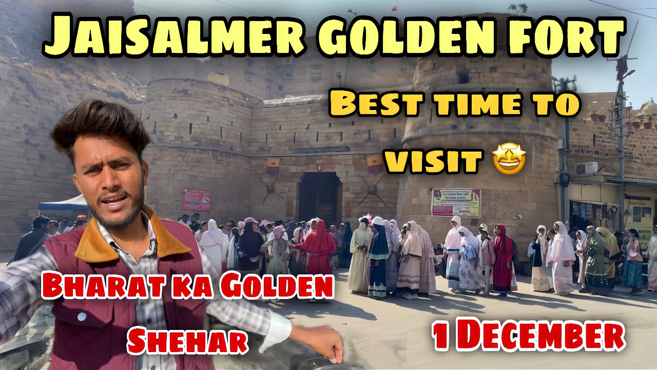 Jaisalmer Vlog | Golden Fort Tour & Local Life | Rajasthan Travel