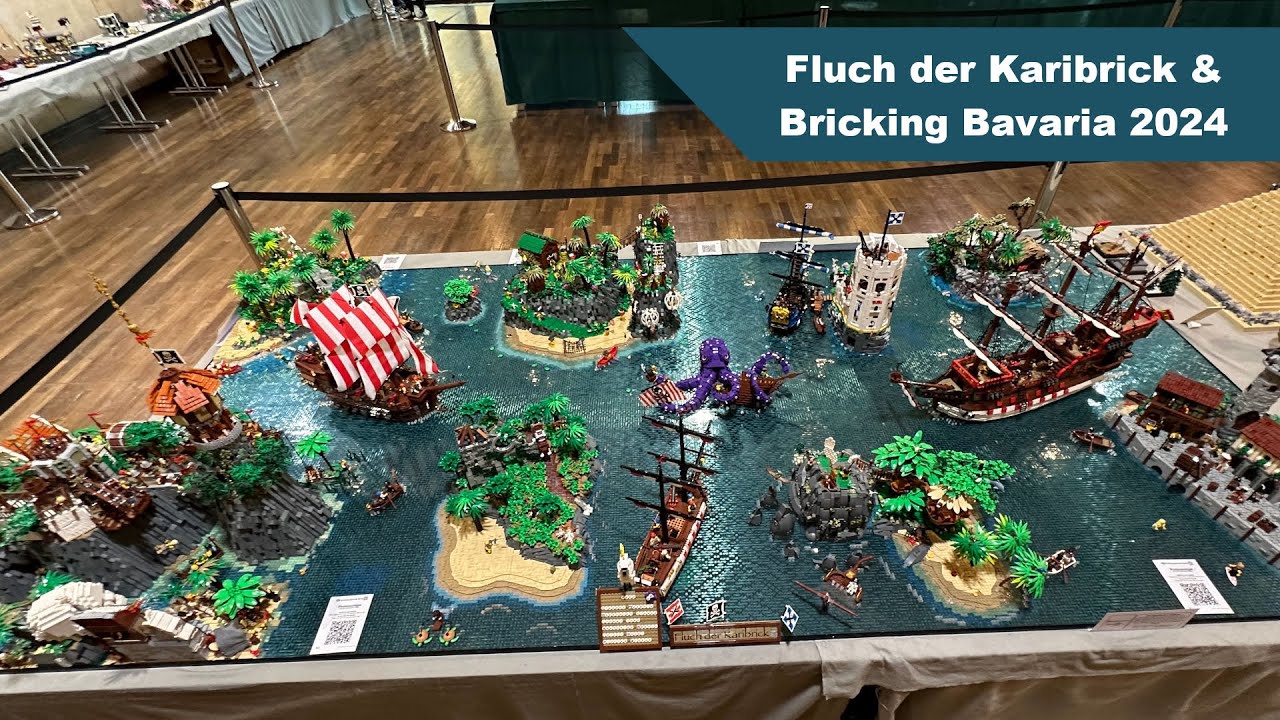 Robinson Bricksoes Heimat in der Fluch der Karibrick & Lego Ausstellung Bricking Bavaria 2024