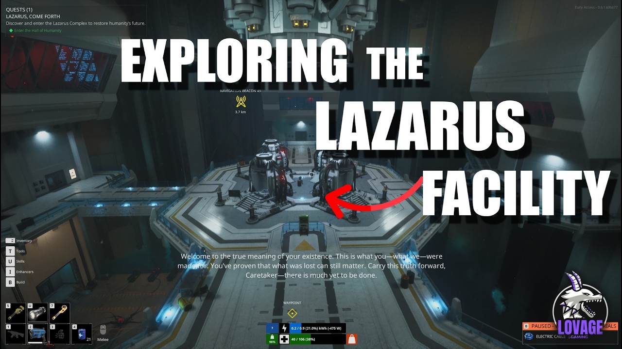 The Lazarus Facility: Humanity’s Last Hope