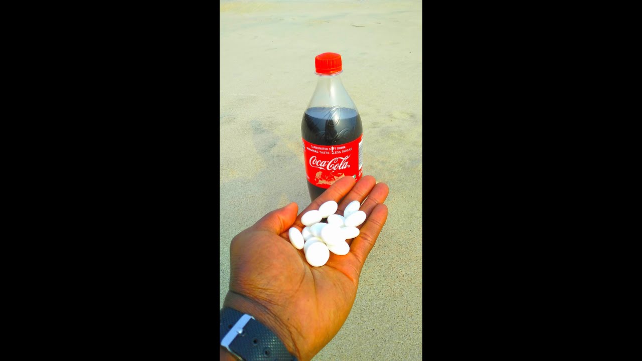 EXPERIMENT: COCA COLA VS CHAIN OF MENTOS, COKE VS LOTS OF MENTOS