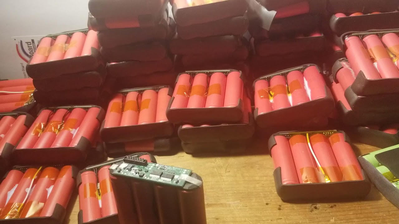 Havesting 18650 lithiunm cells from a 4cell pack medical device