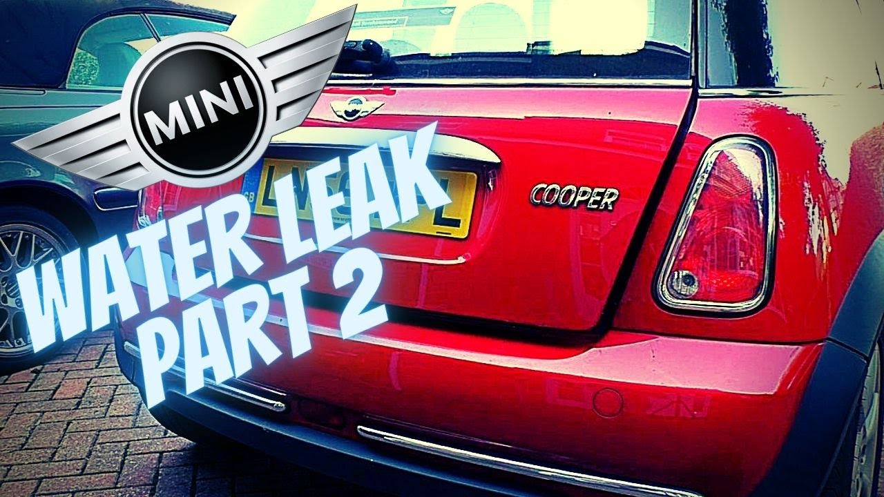 BMW Mini 2006 boot leak fix (again)  Part 2