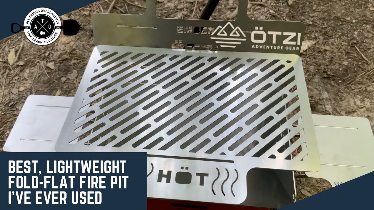 Otzi Ember - Portable Fire Pit and Grill Review - Best Fold Flat Fire Pit I've Ever Used!
