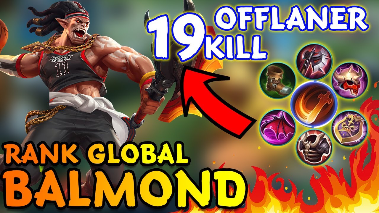 19 KILL  Balmond Offlaner | New Meta Balmond | Balmond 2021 | Top Global Balmond ~ MLBB