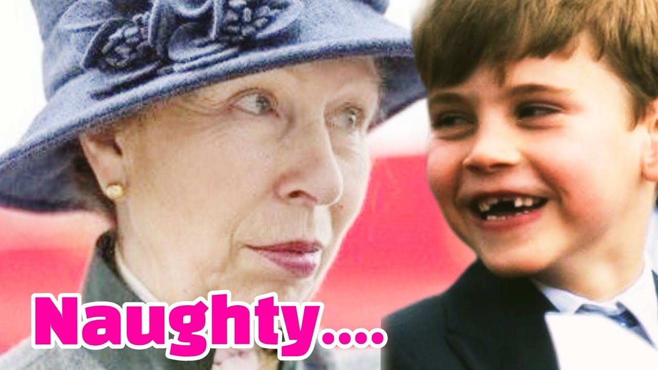 Princess anne and Prince Louise Cute Moment at Sandringham Christmas 