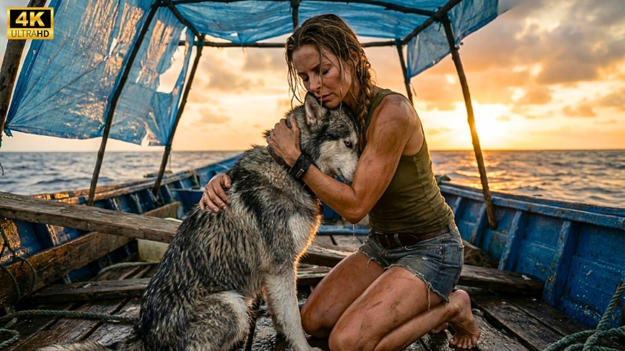 5 dias sobrevivendo &agrave; deriva com meu cachorro ap&oacute;s naufr&aacute;gio no oceano | Lealdade (ASMR)