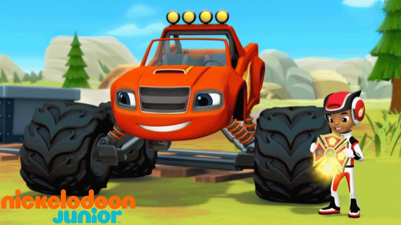 Blaze et les Monster Machines | Le badge des pompiers | NICKELODEON JUNIOR