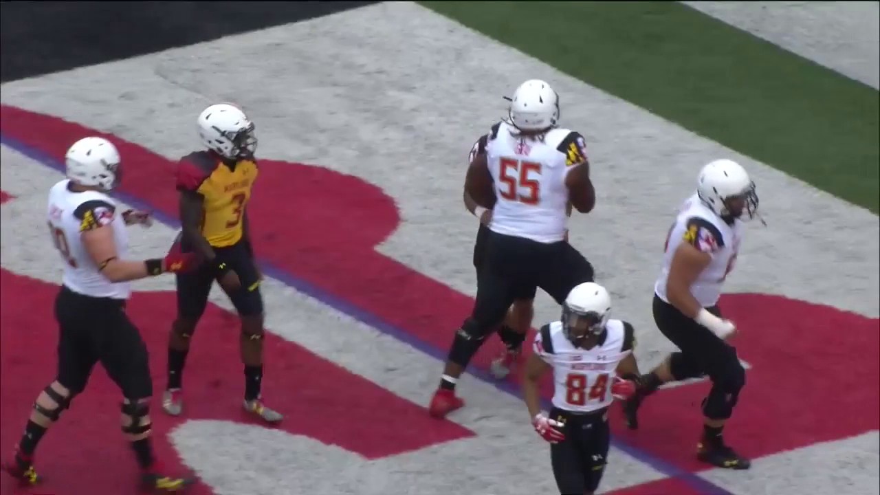 Lorenzo Harrison 56-Yard Touchdown - Maryland Spring Football