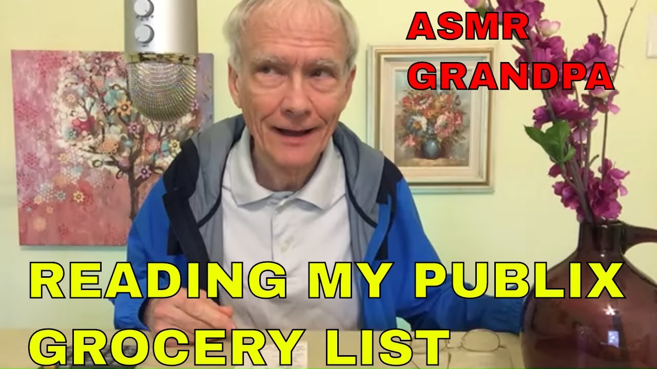 ASMR: READING MY PUBLIX GROCERY RECEIPT!