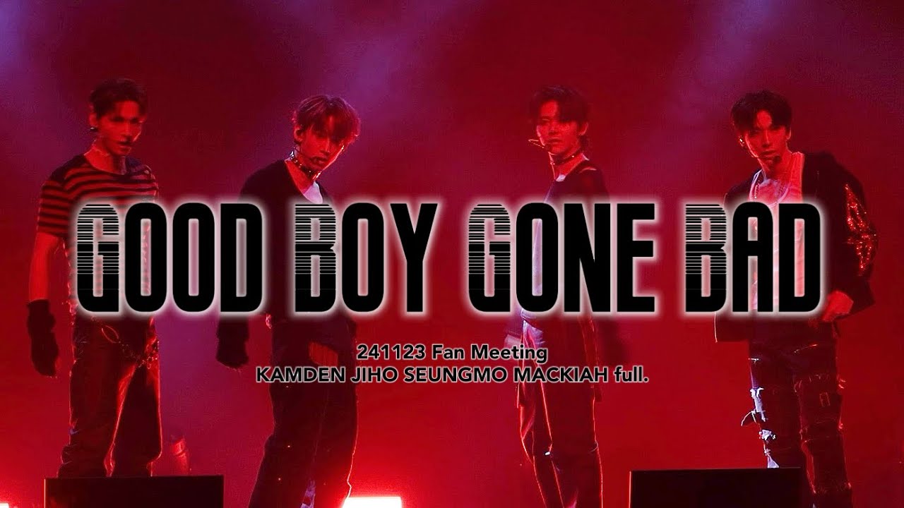 [4K] 241123 앰퍼샌드원 ‘Good Boy Gone Bad’ 나캠든 최지호 김승모 마카야 풀캠 (AMPERS&ONE Full Cam) @ 앰퍼샌드원 팬미팅