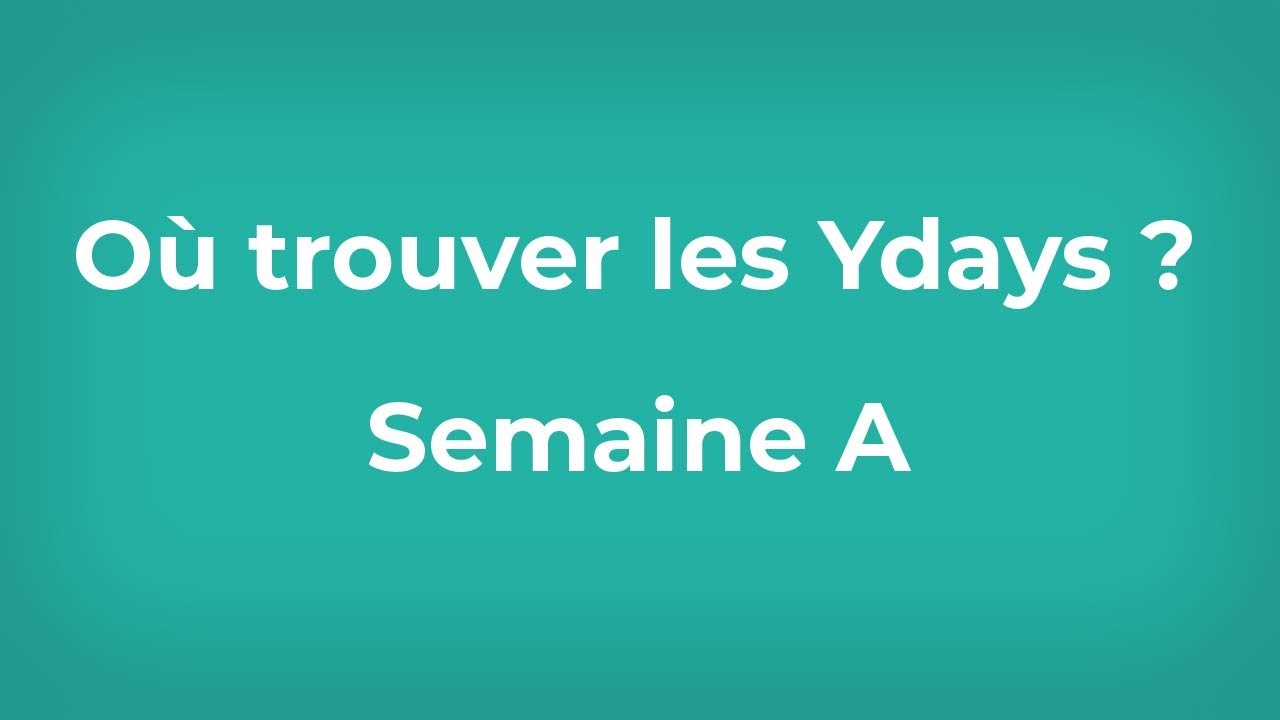 YDAYS A : comment trouver son projet 25/26 sur la plateforme