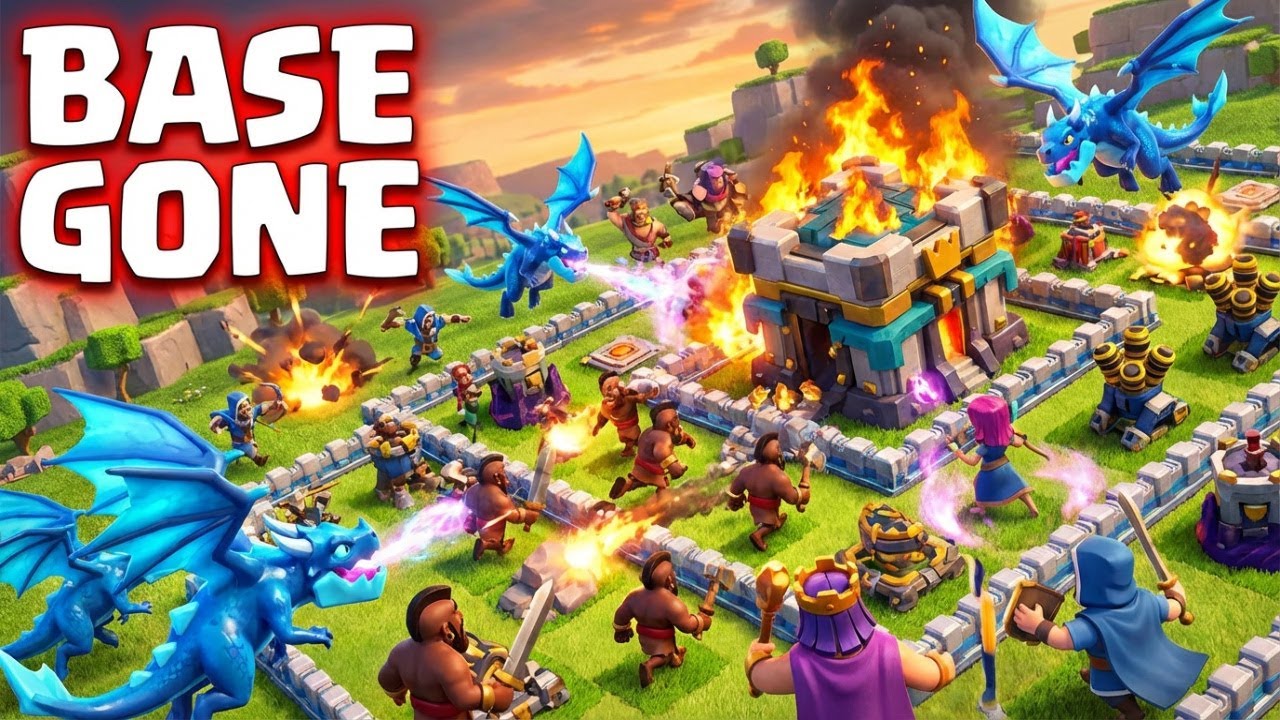 Playing Clash of Clans#clashofclans