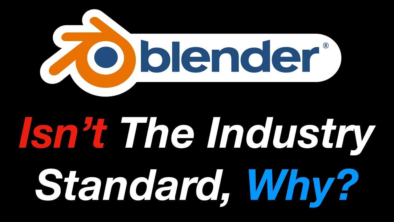 Why Blender is NOT The Industry Standard Explained