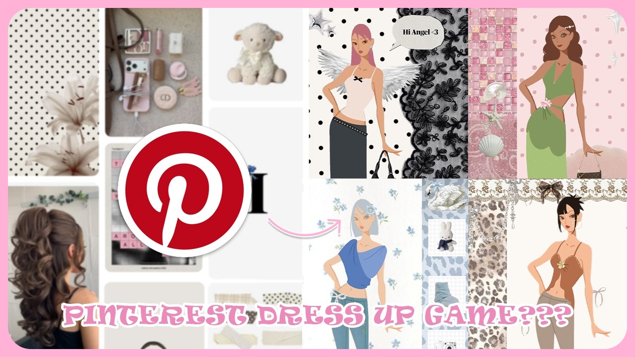 Как я создала игру-одевалку с помощью Pinterest