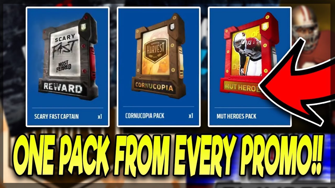 ONE PACK FROM EVERY MUT 18 PROMO! HOW GOOD WERE THEY!?| MADDEN 18 ULTIMATE TEAM PACK OPENING