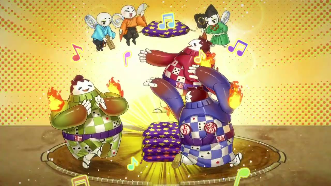 席取－六双丸 特殊勝利！！ Musical Sumo Dice Games with kuriboh !