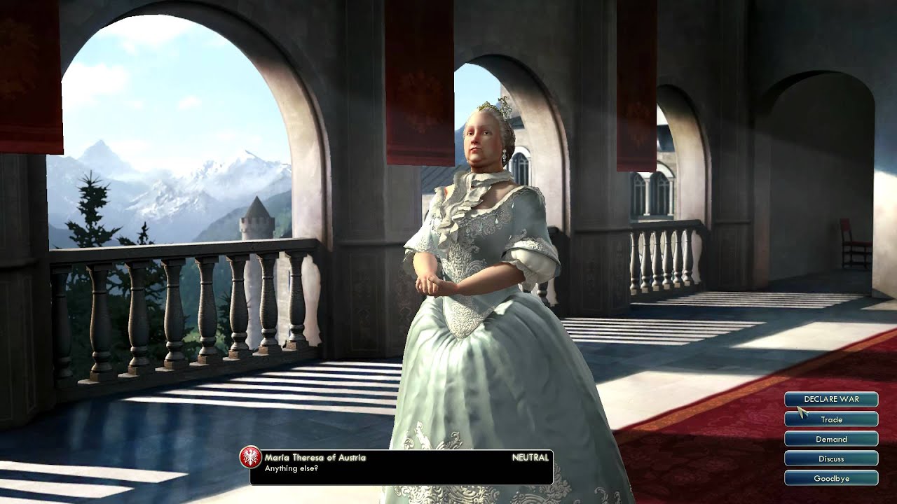 Civilization V Leader | Maria Theresa of Austria