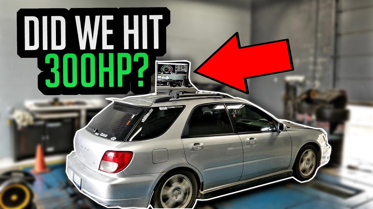 Dyno tune day for the Subaru Impreza WRX wagon