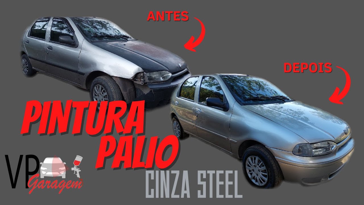 PINTURA PALIO 2001 CINZA STEEL