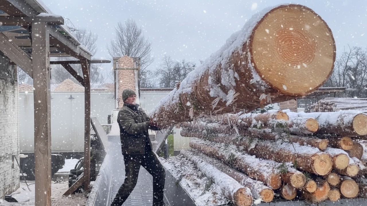 1 Hour of the Best Wood Chips Production Highlights.