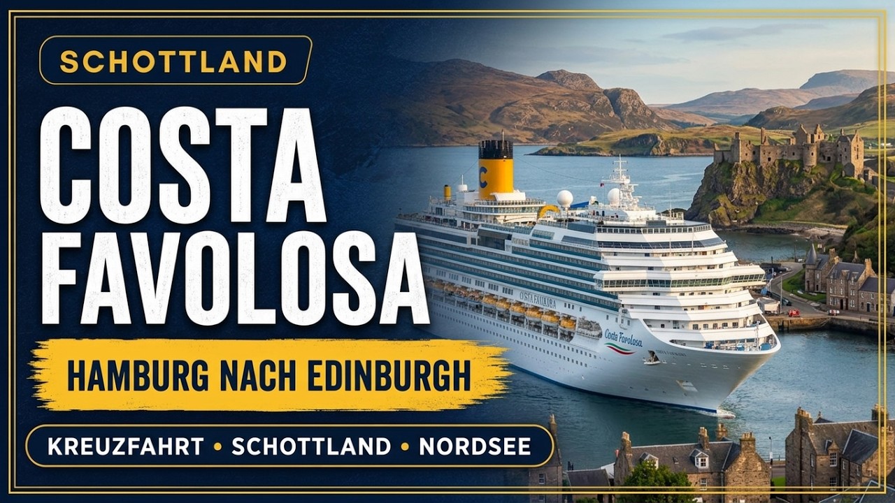 🌊⚓ Kreuzfahrt mit der Costa Favolosa – Schottlands wilde Küste ab Hamburg 🛳️🇬🇧