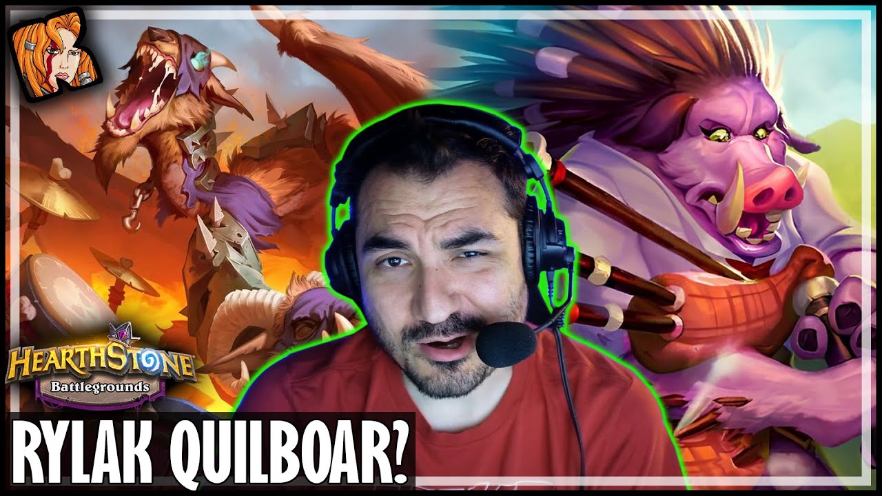 RYLAK QUILBOAR IS THIS GOOD?? - Hearthstone Battlegrounds
