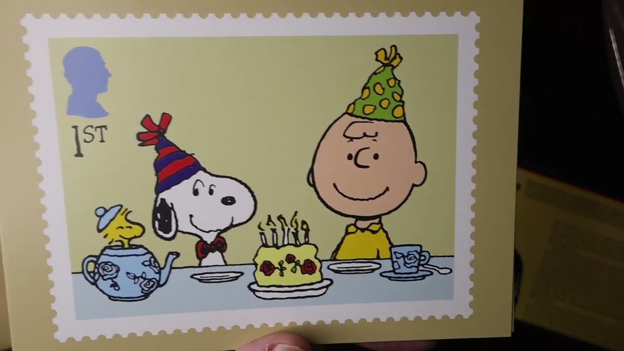 Peanuts 75th Anniversary Royal Mail Special Stamp Release July 2025