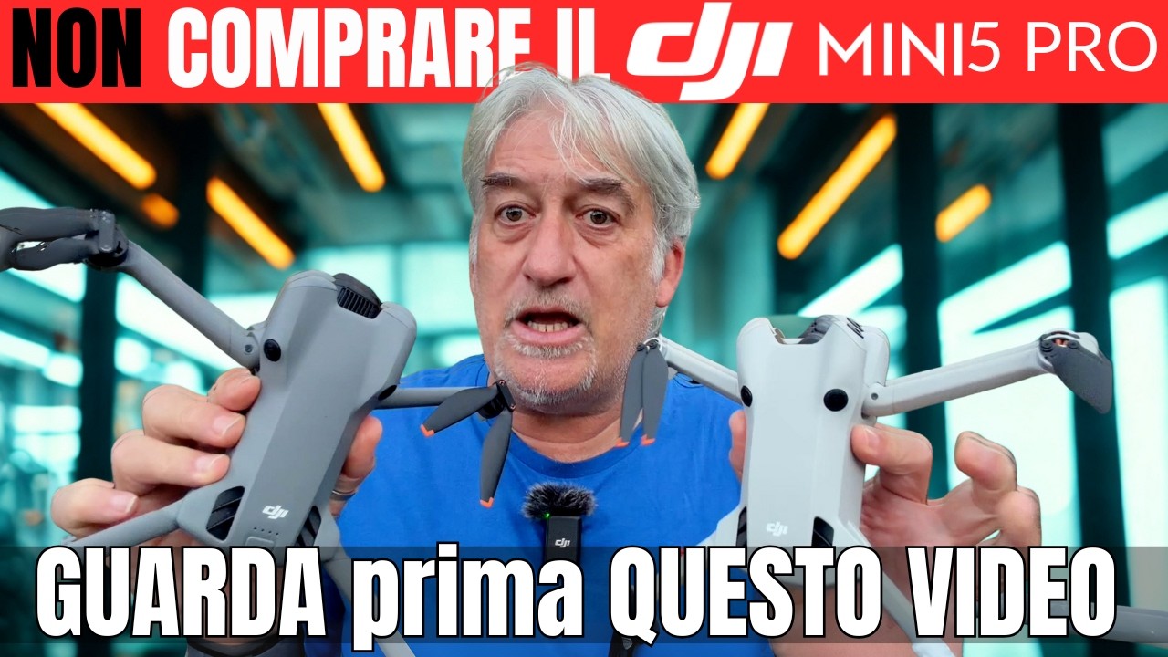 NON COMPRARE IL MINI 5 PRO! Prima di VEDERE questo confronto col MINI 4 PRO. Vale la spesa?