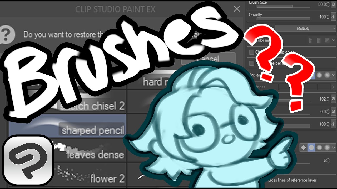 Customize your brush settings! [Clip Studio Paint]