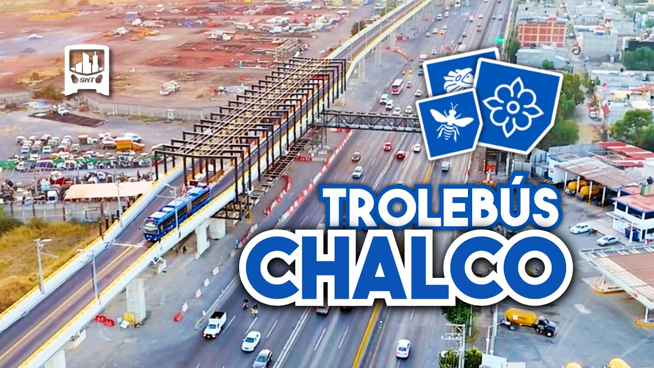 ¡Así avanzan las últimas estaciones del Trolebús Elevado de Chalco - Santa Marta! | Febrero 2026