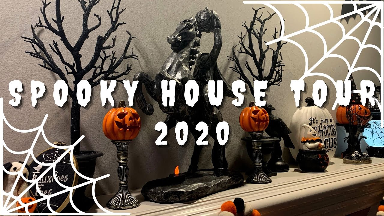 HALLOWEEN HOUSE TOUR 2020! | My Decorated Living Room, Kitchen, Dining Room, and More!
