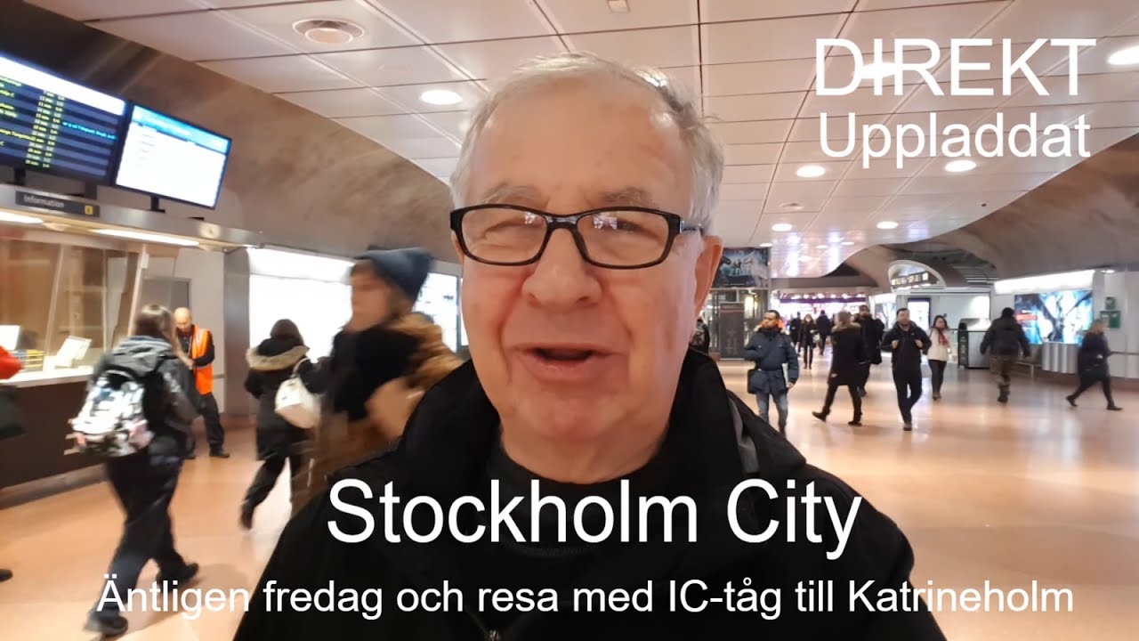 2019-02-15 ÄNTLIGEN FREDAG - Vi ger oss ut på tågäventyr