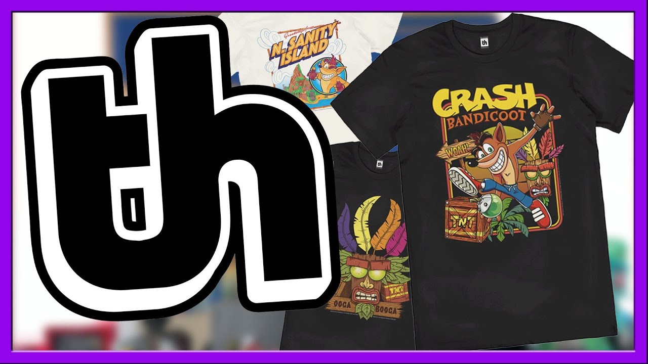 THEY SENT US CRASH SHIRTS | Threadheads Crash Bandicoot Unboxing