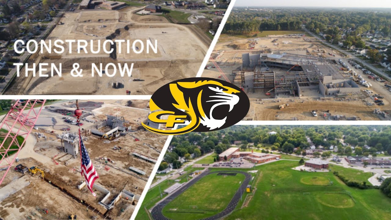 Then and Now 6 12 Campus Construction